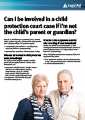 Can I be involved in a child protection court case if I'm not the child's parent or guardian? thumbnail