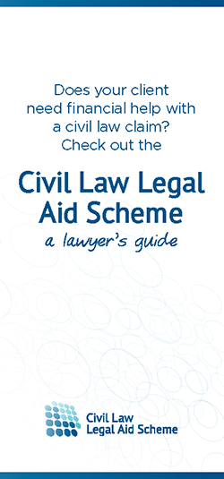 Civil Law Legal Aid Scheme (CLLAS)—a lawyer’s guide