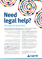 Need legal help? multilingual poster thumbnail