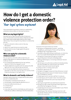 How do I get a domestic violence protection order? thumbnail