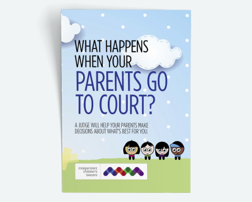 What happens when your parents go to court? factsheet for children