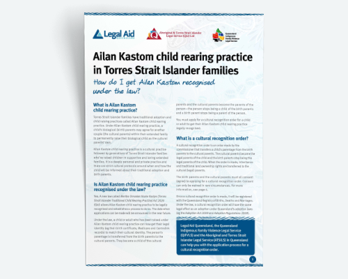 Ailan Kastom child rearing practice in Torres Strait Islander families thumbnail