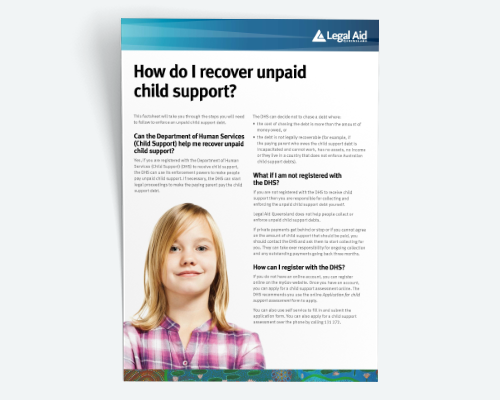 How do I recover unpaid child support? thumbnail