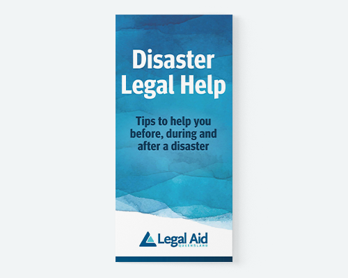 Disaster legal help brochure thumbnail