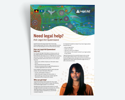 Need legal help? Ask Legal Aid Queensland—Indigenous Queenslanders thumbnail