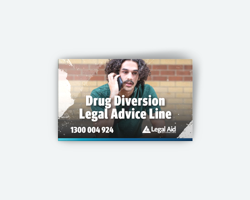 Drug Diversion Legal Advice Line wallet card thumbnail