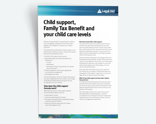 Child support, Family Tax Benefit and your child care levels thumbnail